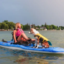 Pelican Sport Getaway 110 HDII Recreational Pedal Kayak -Sports-Rowing-Pelican Sport Kayak MHP10P101 GETAWAY Dog LS