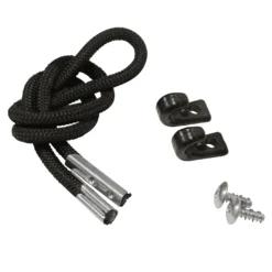 Black 20" (51 Cm) Paddle Tie-down With Hook