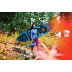 Pelican Sport Mission 100 Kayak With Paddle -Sports-Rowing-Pelican Sport mission 20100 20kayak 20with 20paddle KAP10P100 Blue PELICAN lifestyle 1